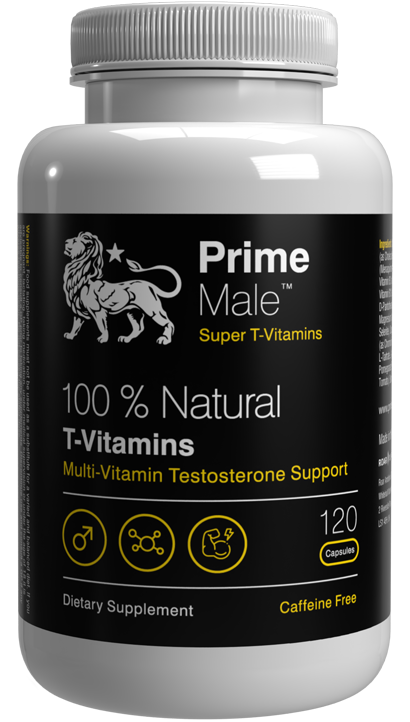 PrimeMale T-Vitamins Bottle
