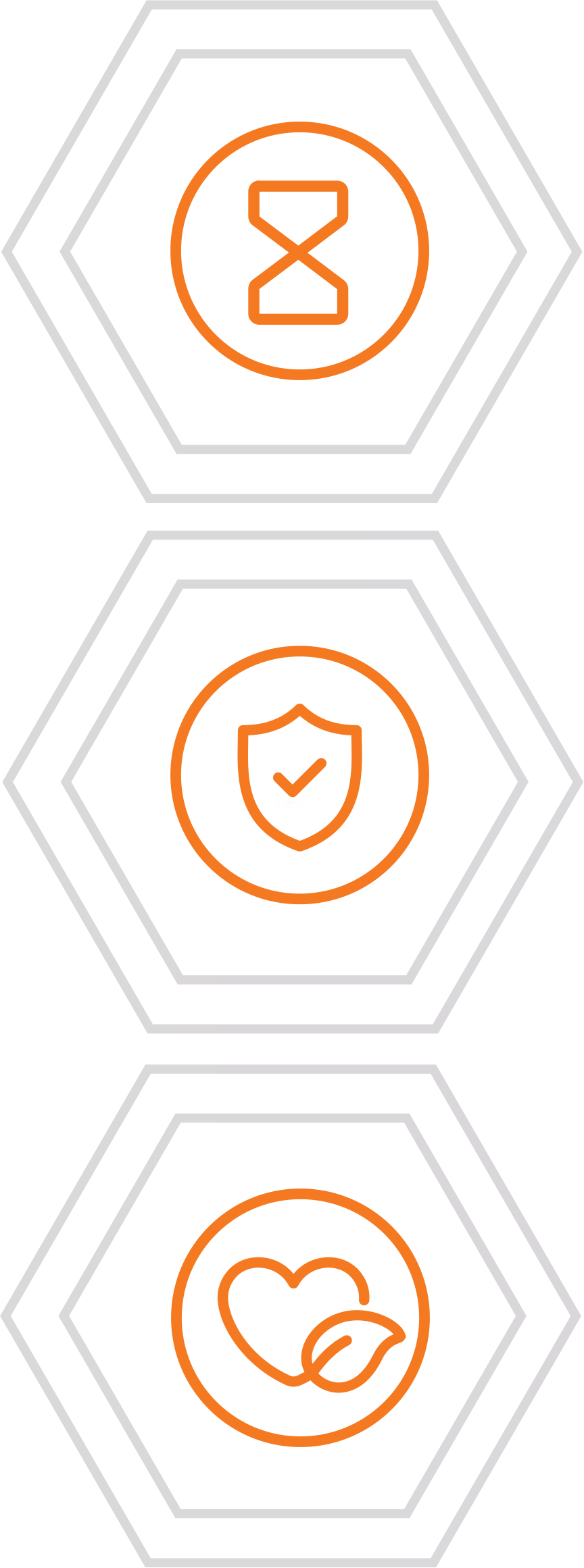 PrimeMale Vitality T-Shake with Icons Hexagons