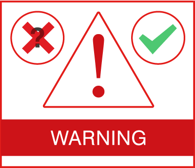 Warning image